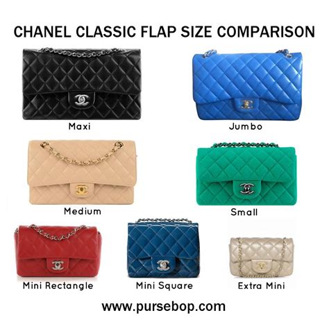 chanel caviar classic mini vs square|Chanel Classic Bag Size Comparison .